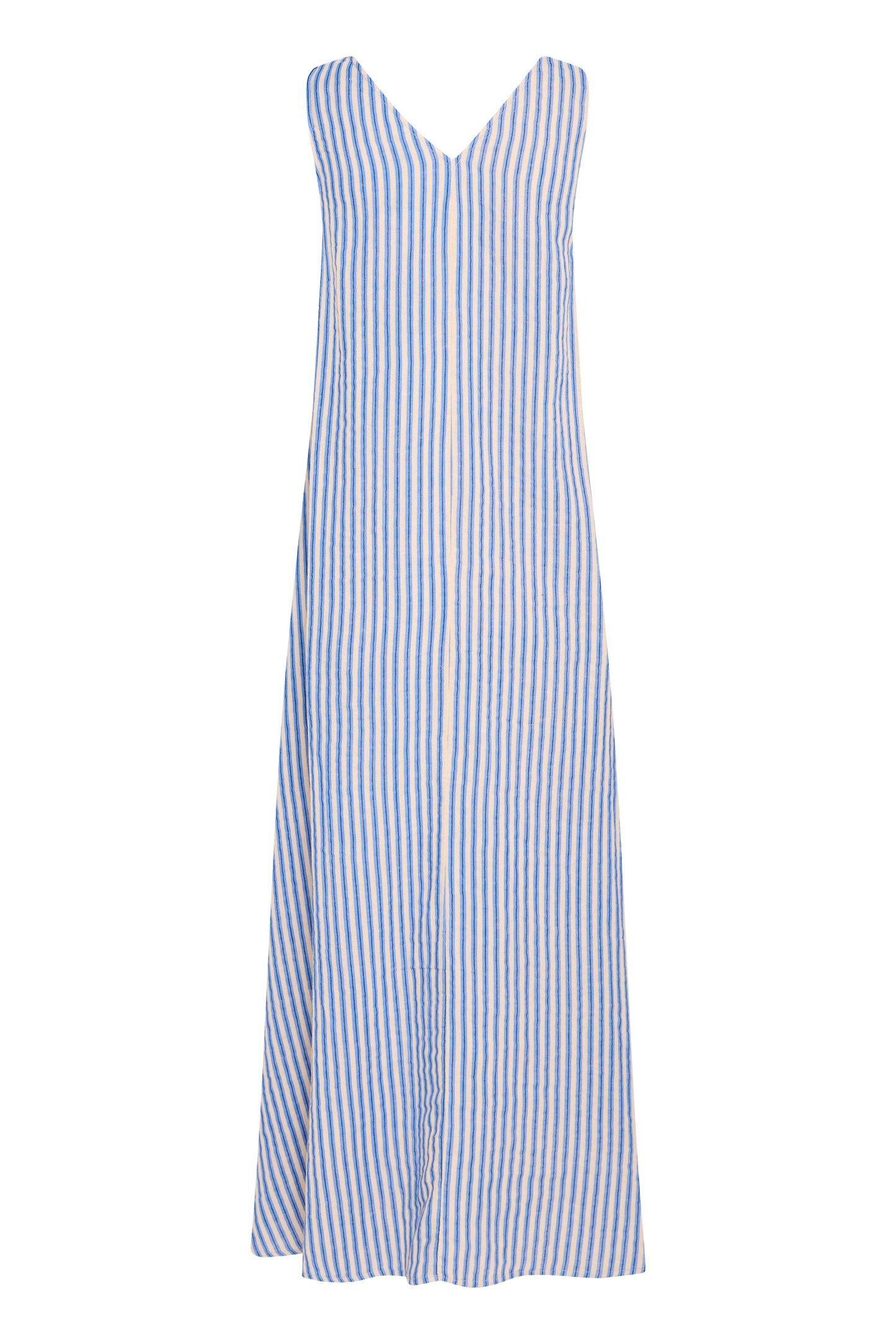 IAFOXA STRIPED MAXI DR - Della Robbia Blue