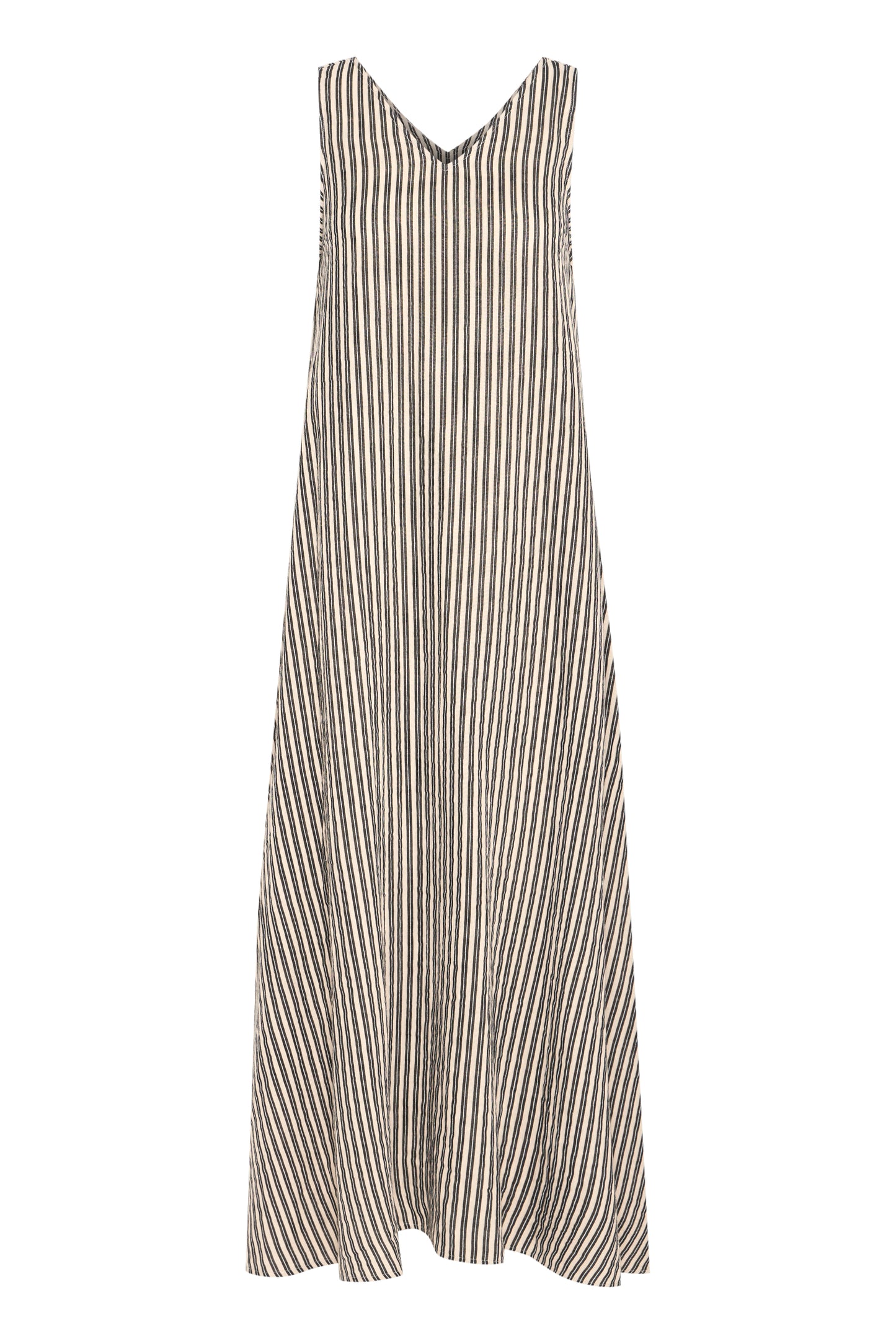 IAFoxa striped Maxi Dress - Black Stripe
