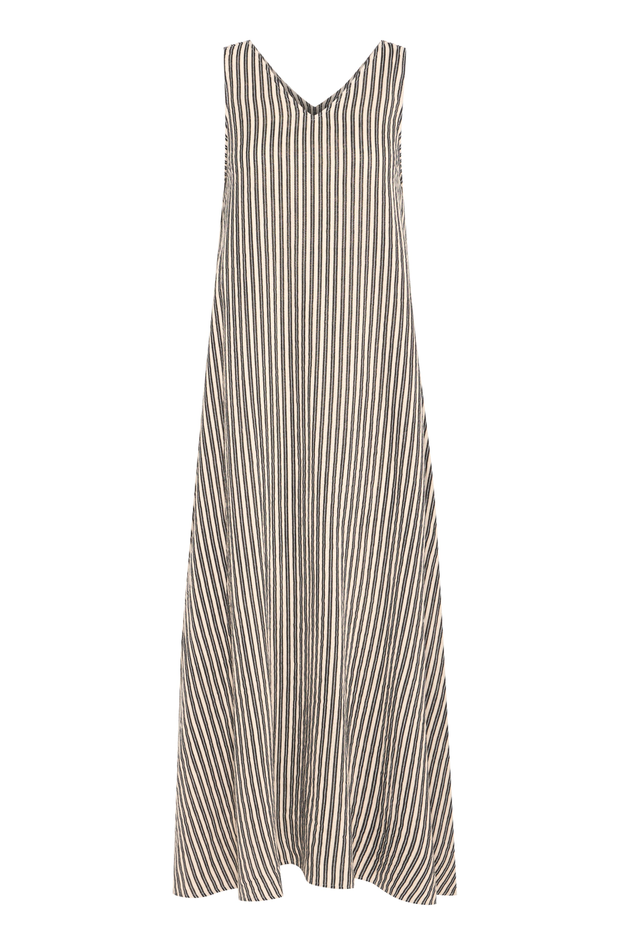 IAFoxa striped Maxi Dress - Black Stripe
