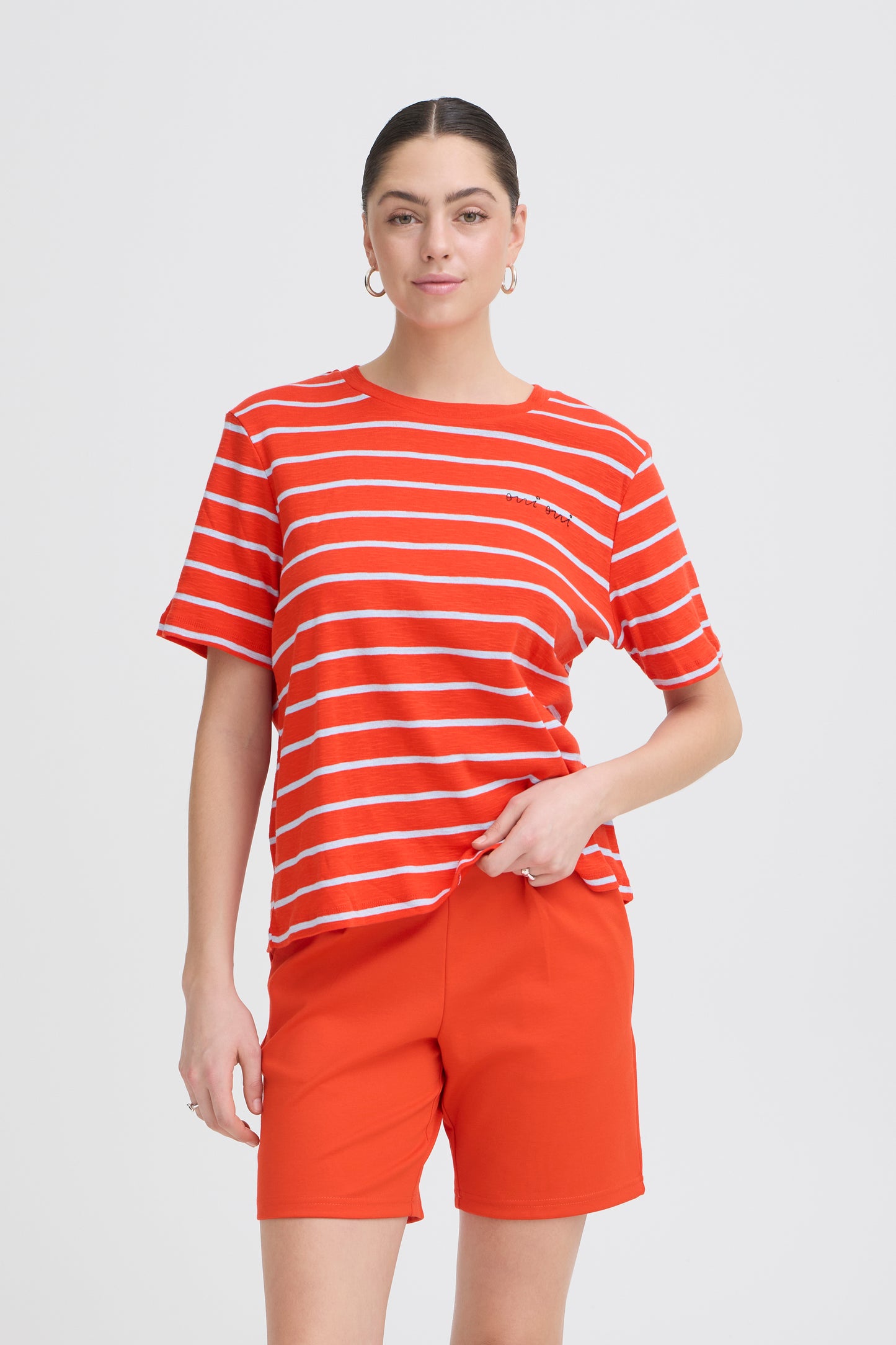 IHNova T-shirt - Red stripe