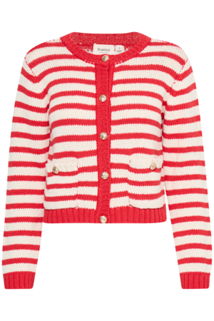 FRBelinda Cardigan - Poinsettia mix