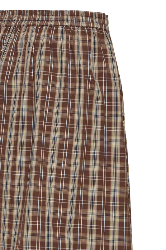 FRelaras Skirt - Hot Fudge Check