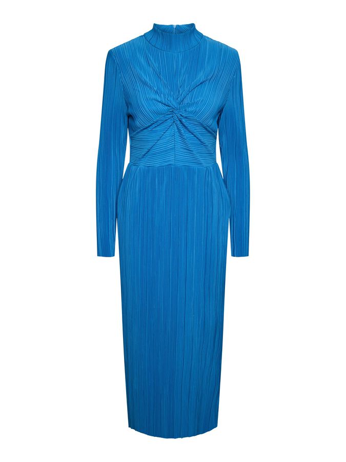 Yasolinda High Neck Dress - methyl blue