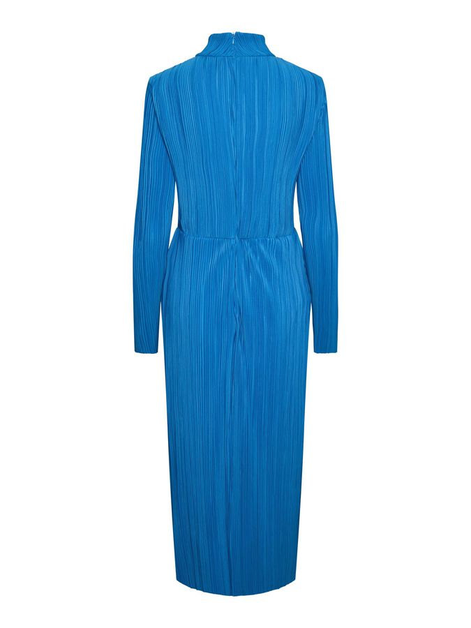 Yasolinda High Neck Dress - methyl blue