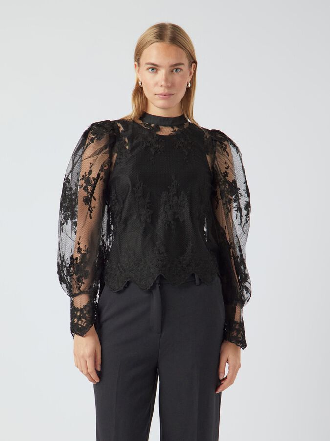 YasLisa Long Sleeve Lace Top
