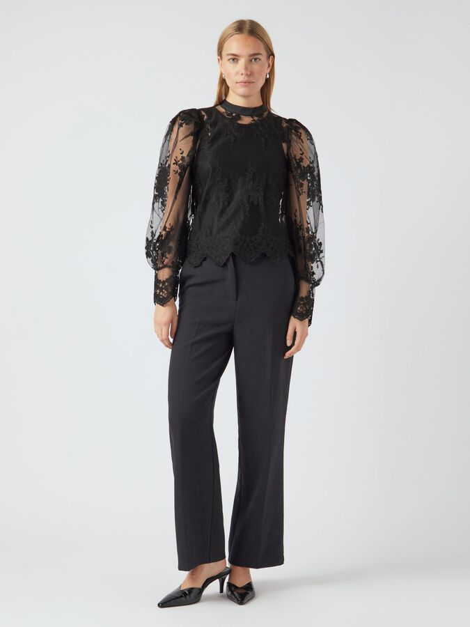 YasLisa Long Sleeve Lace Top