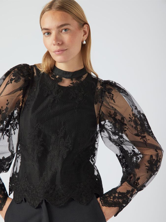 YasLisa Long Sleeve Lace Top