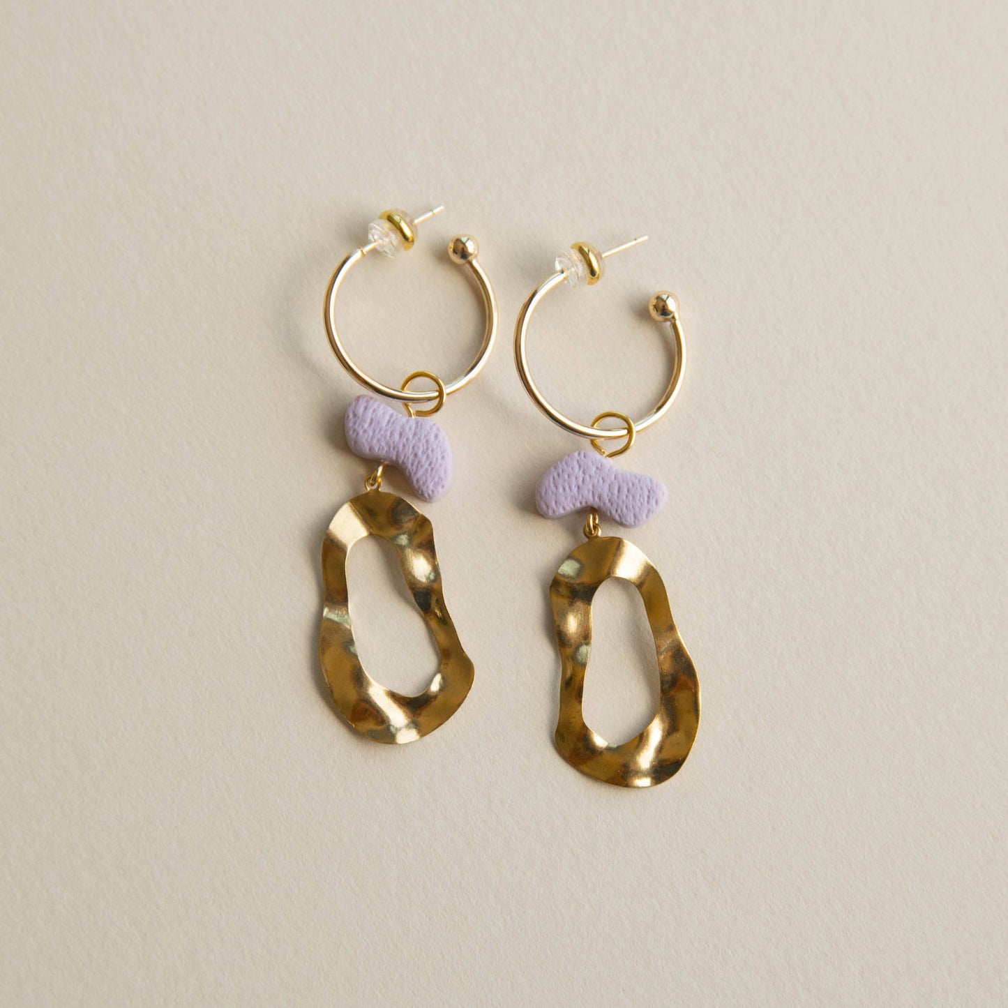 Grooves Statement Hoop Earrings