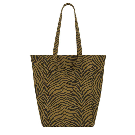 Elisabeth Tote Bag Zebra Olive