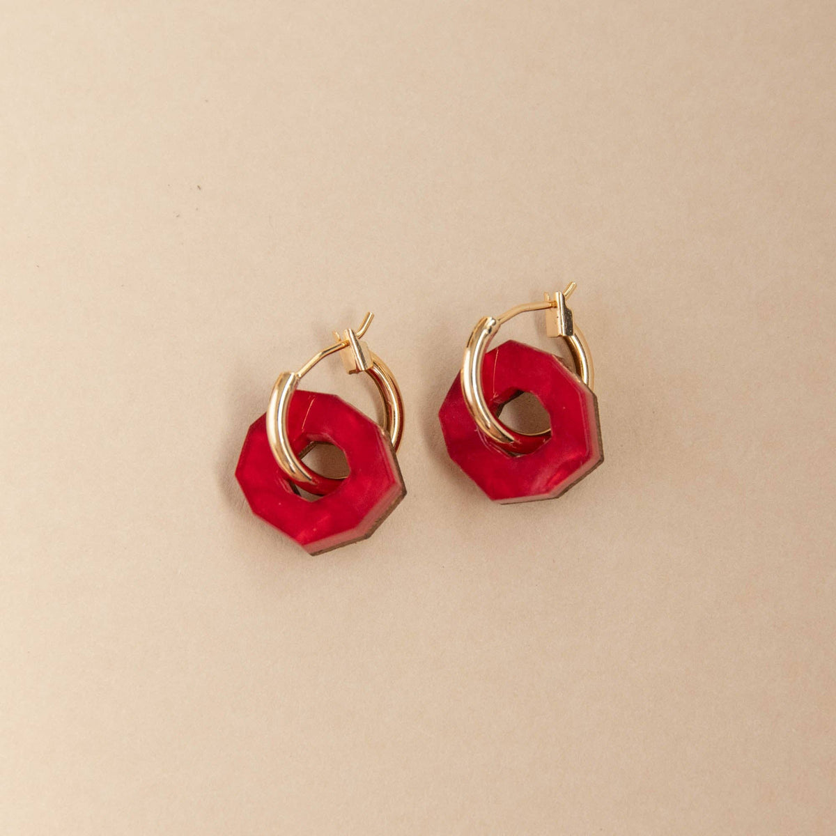 Little Loop Hoop Earrings in Silver or Gold