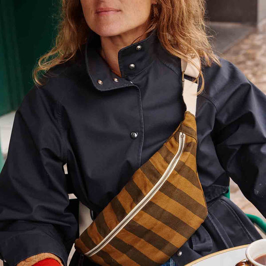 Stripe bum bag - Cumin