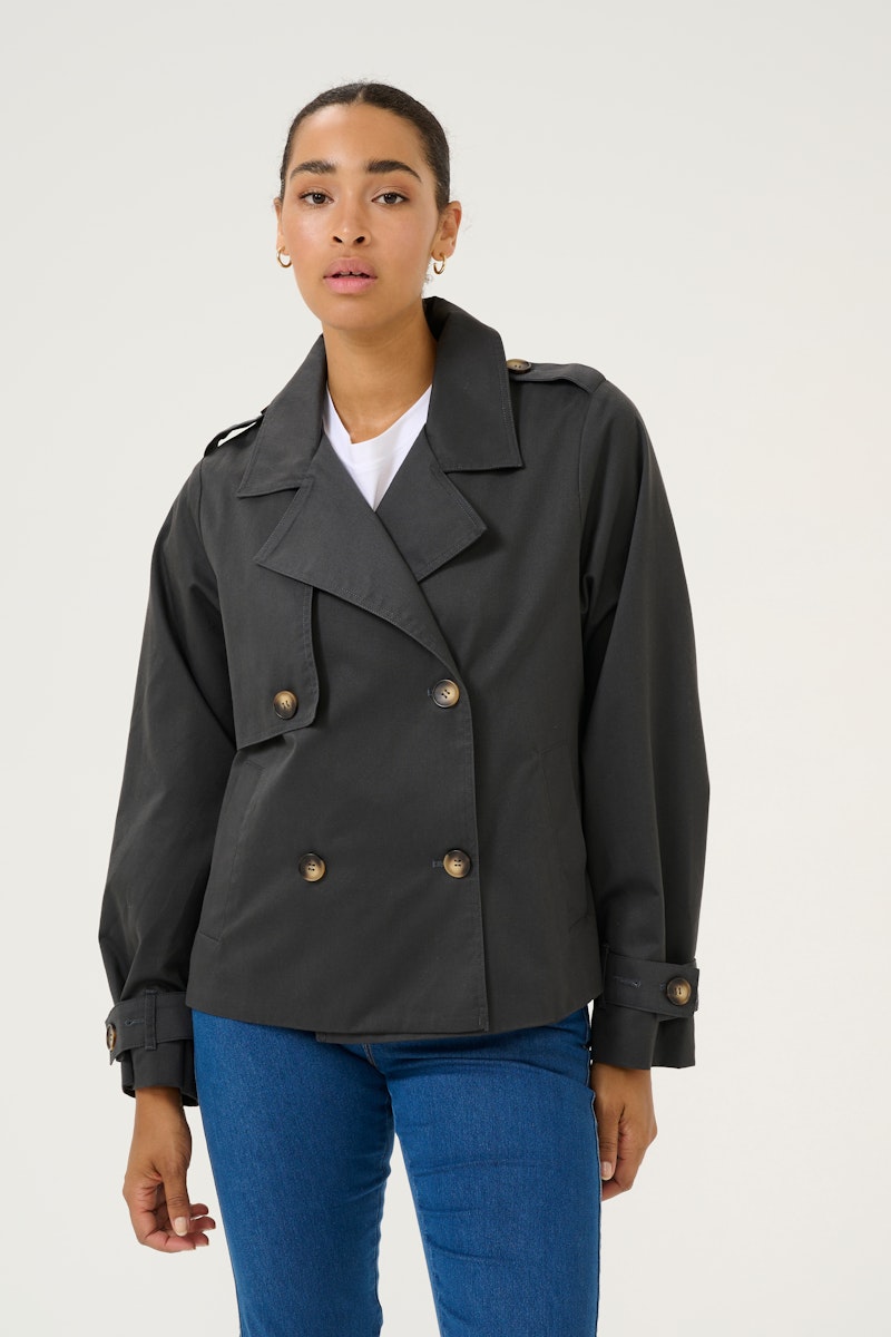 KApatricia Trench Jacket - Oyster