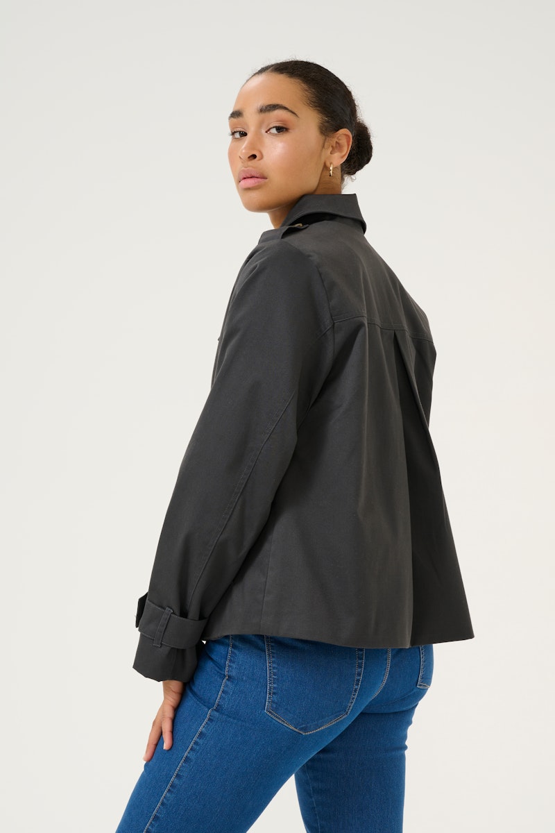 KApatricia Trench Jacket - Oyster