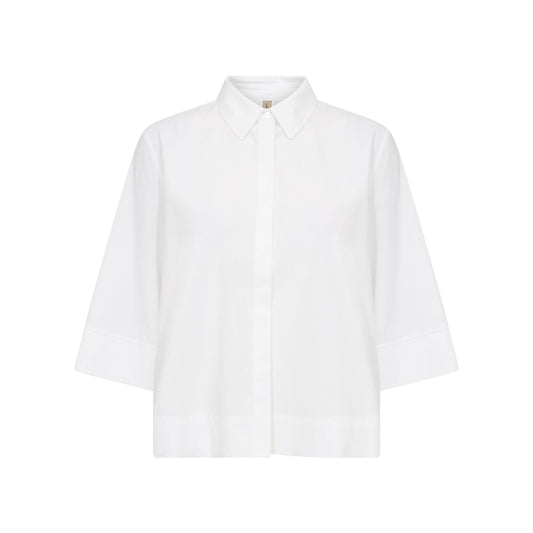 White shirt on a white background