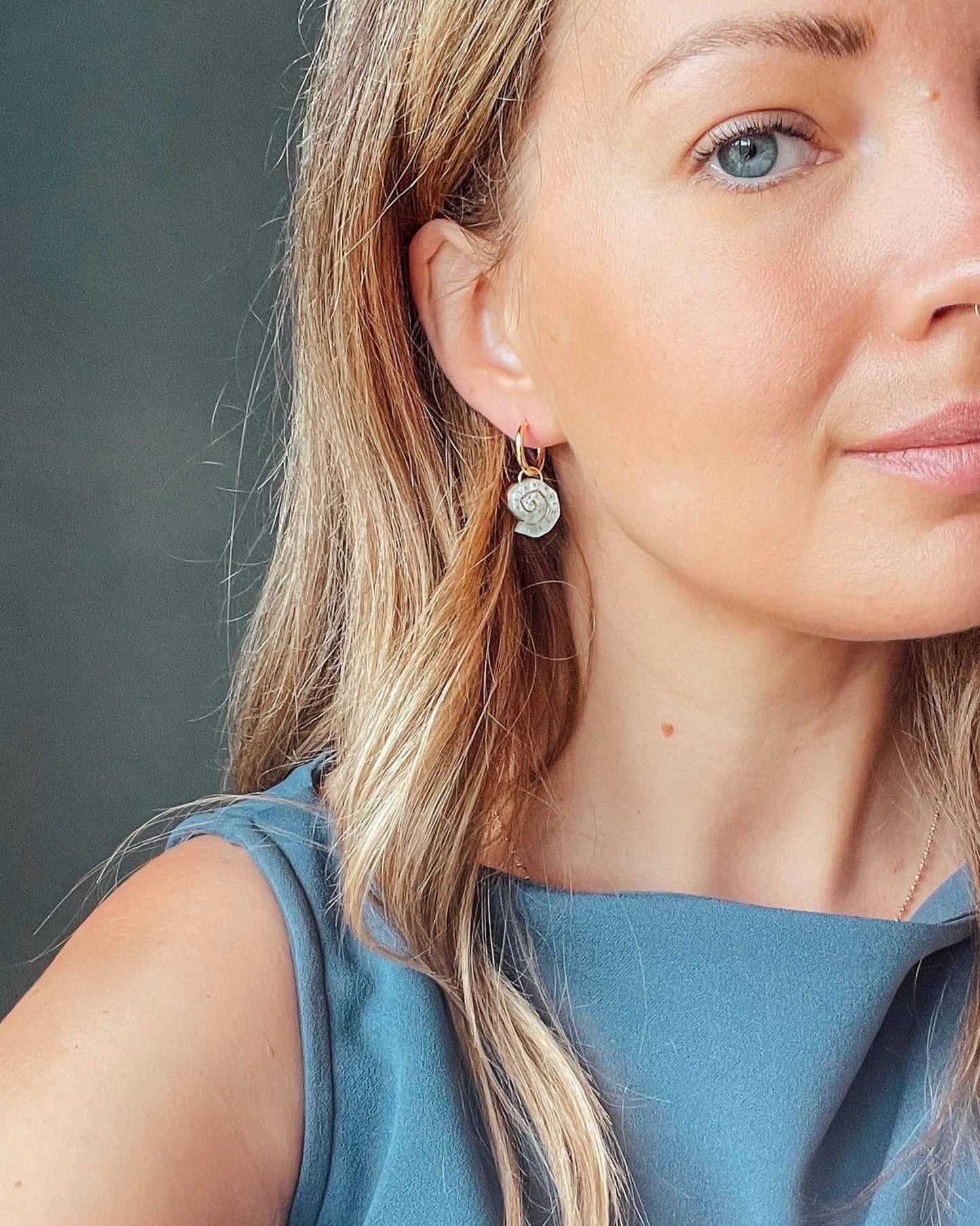 Shell Hoop Earrings