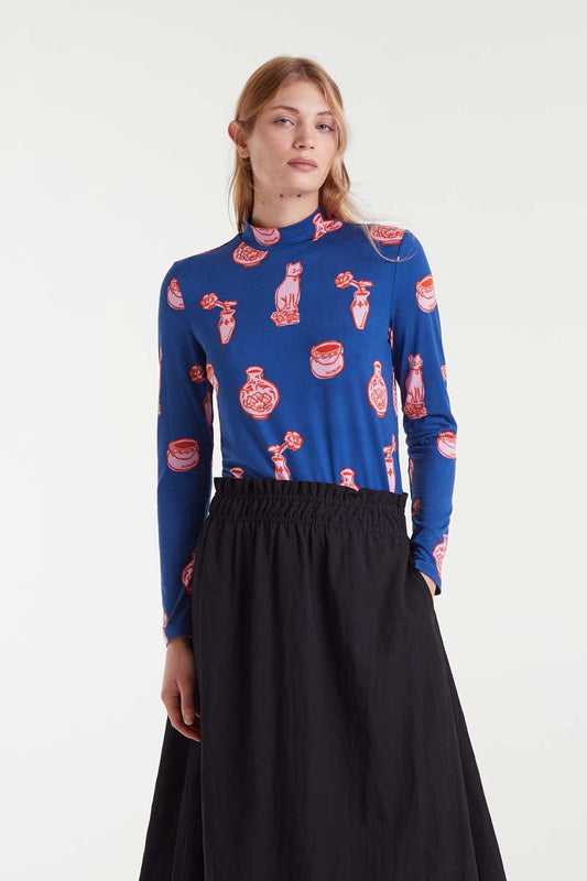 Jersey Fabric Long Sleeve Top