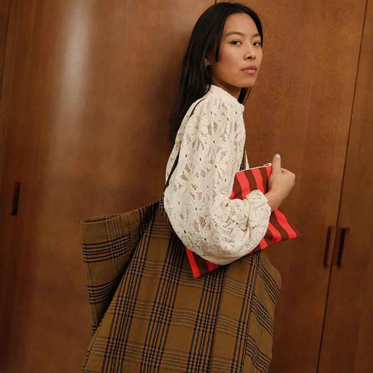 Elisa Tote Bag Tartan