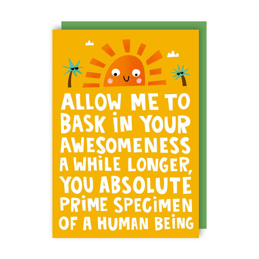 Bask Appreciation Card
