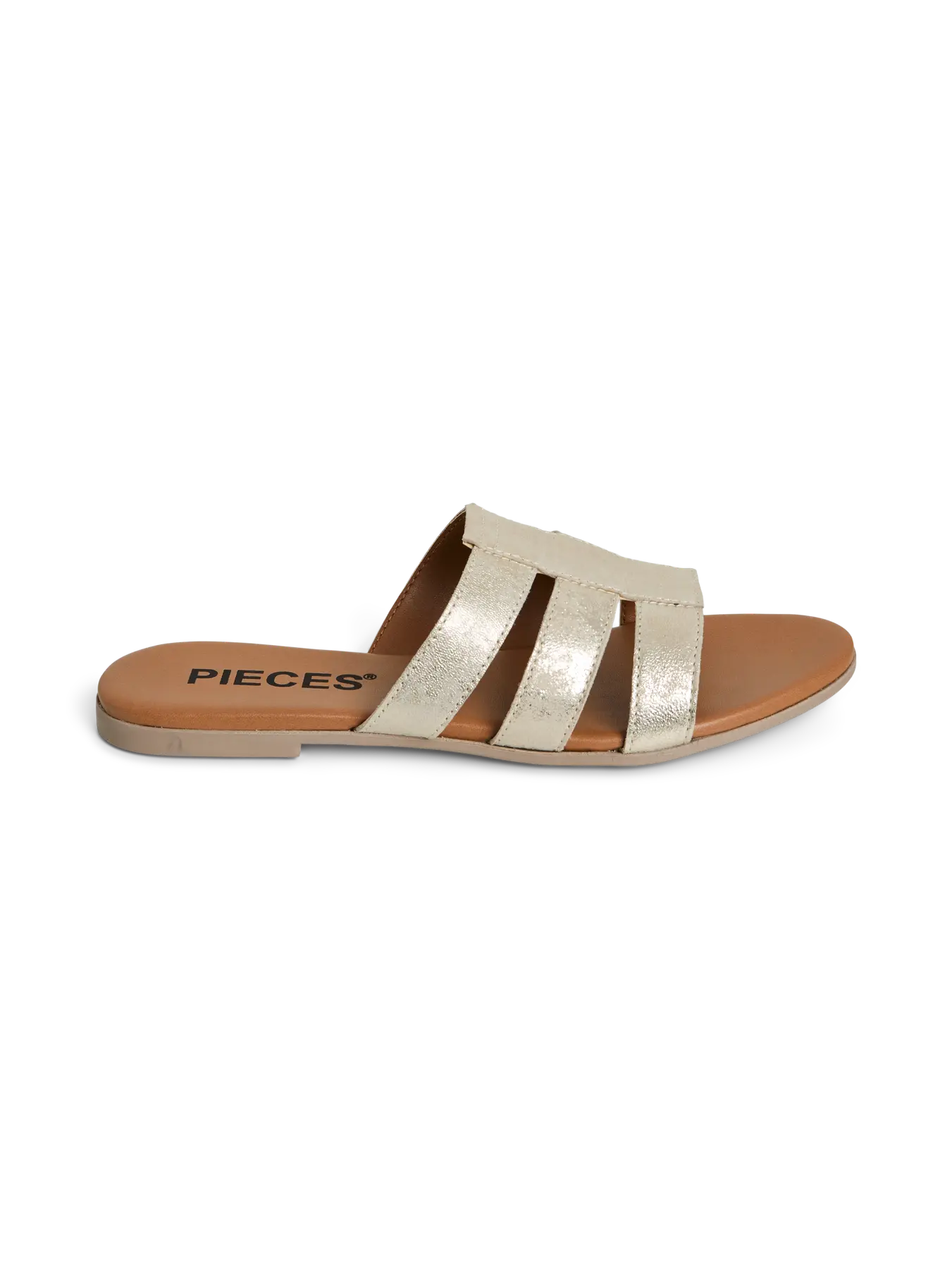 PCKala Suede Sandal - Gold