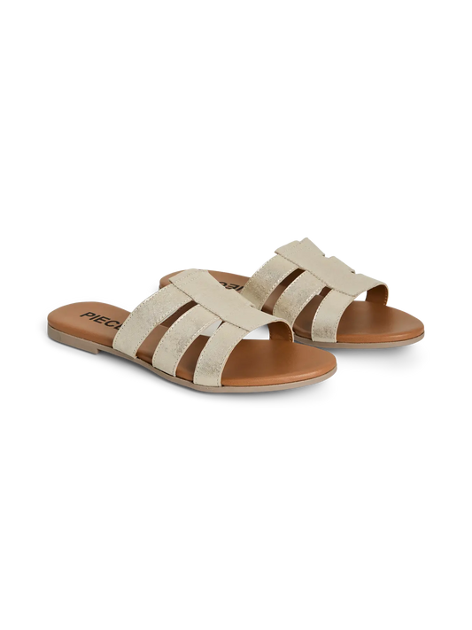 PCKala Suede Sandal - Gold