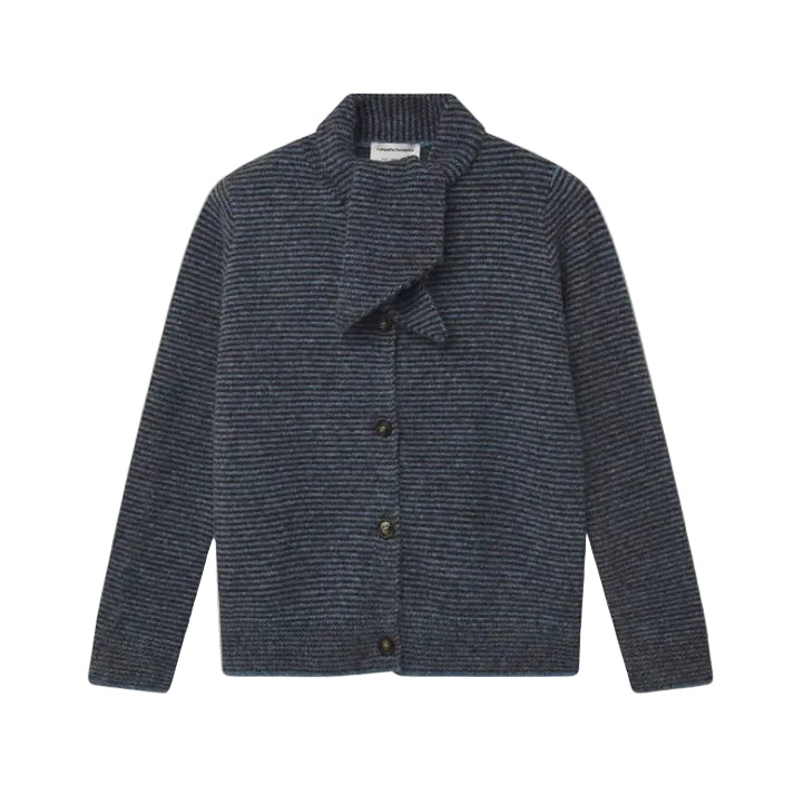 Brown & Blue Stripe Cardigan