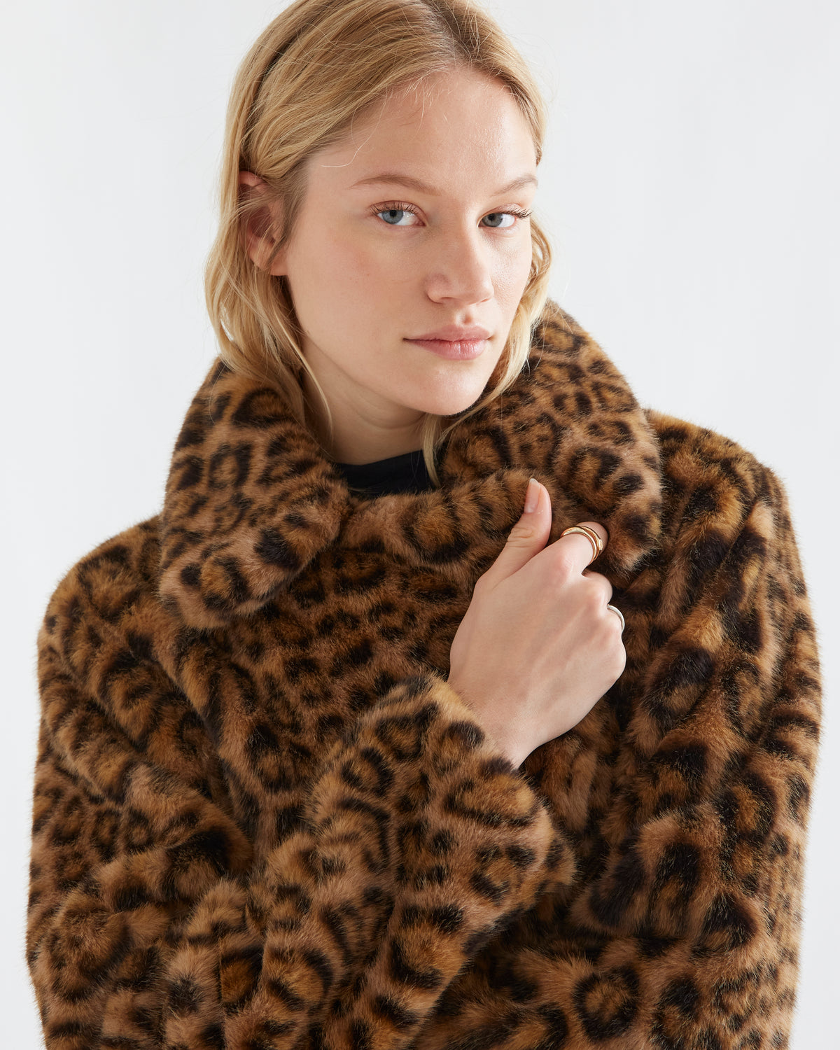 Animal Print Coat