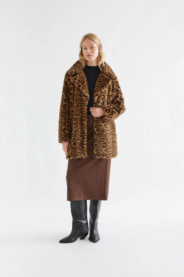Animal Print Coat