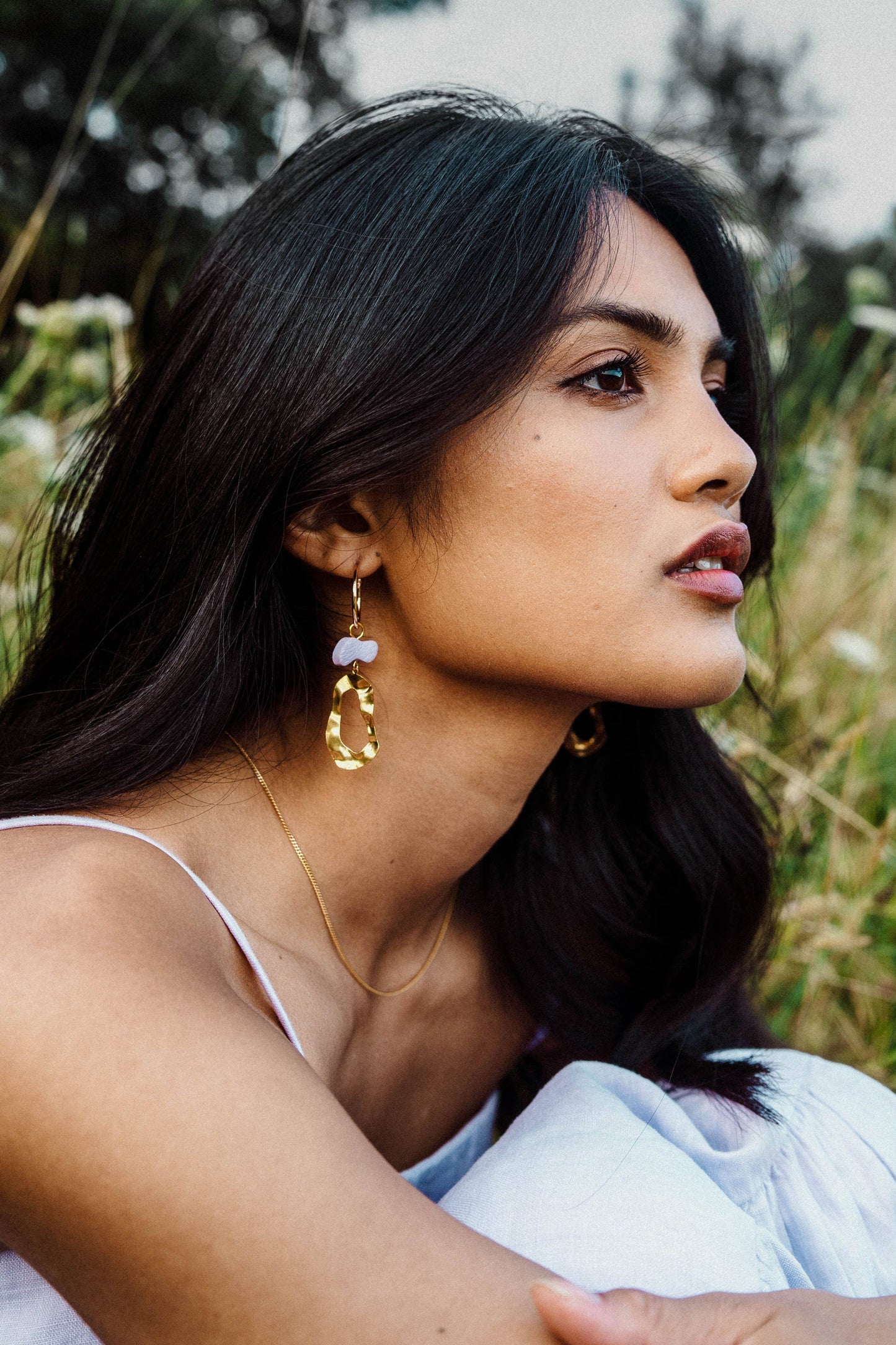 Grooves Statement Hoop Earrings