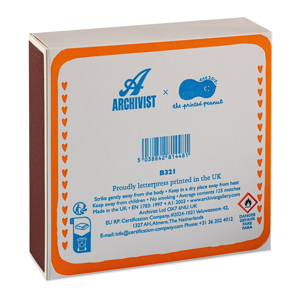 Cat Lover | Square - Safety Matches
