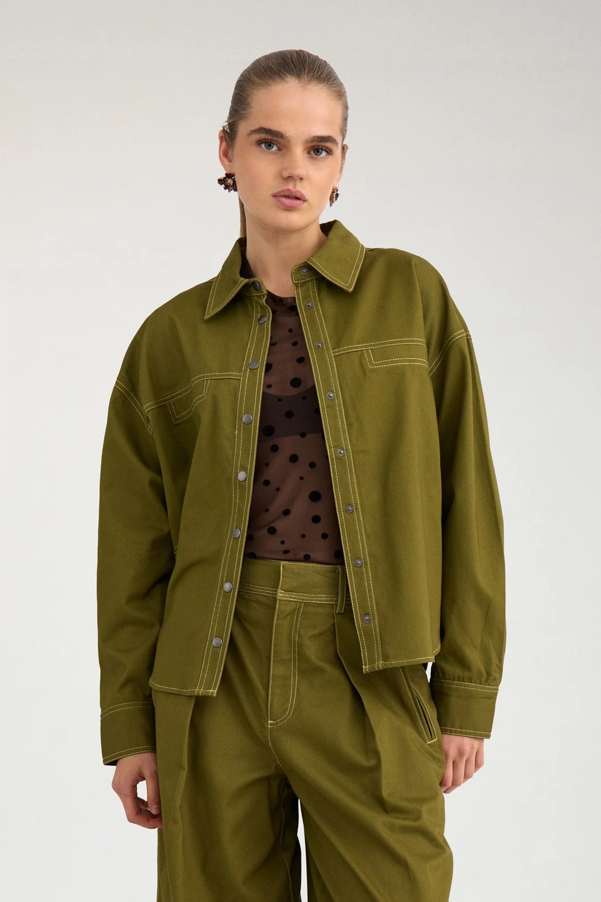 NUKatti Shirt - Fir Green
