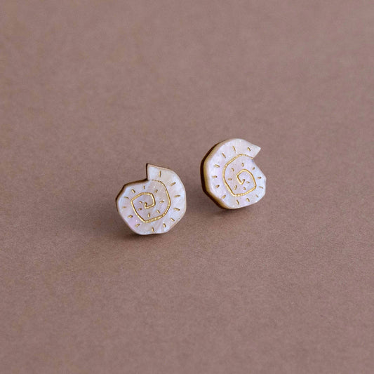 Shell Stud Earrings