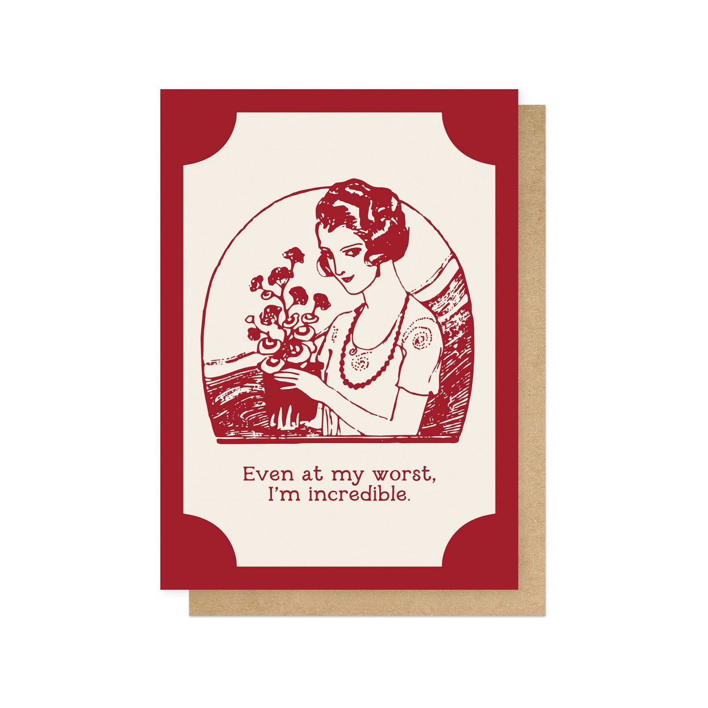 I Am Incredible Greetings Card