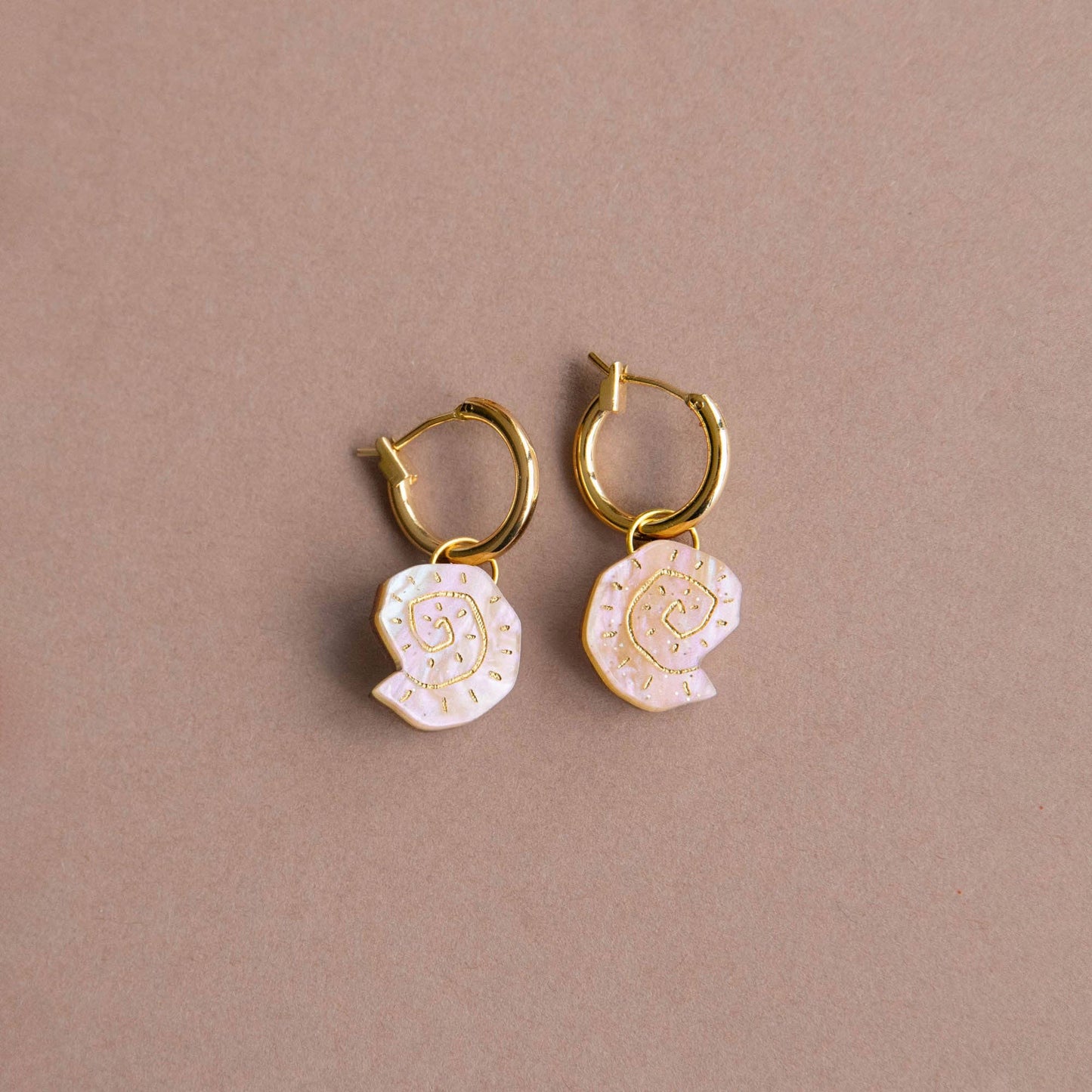 Shell Hoop Earrings