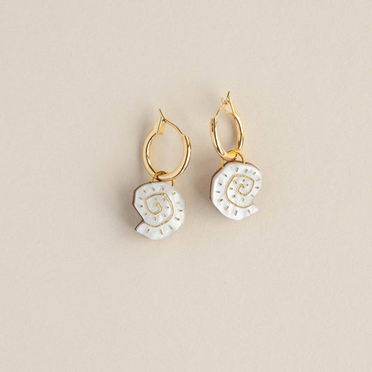Shell Hoop Earrings