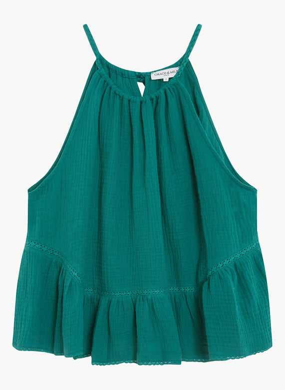 Widy Blouse - Emeraude
