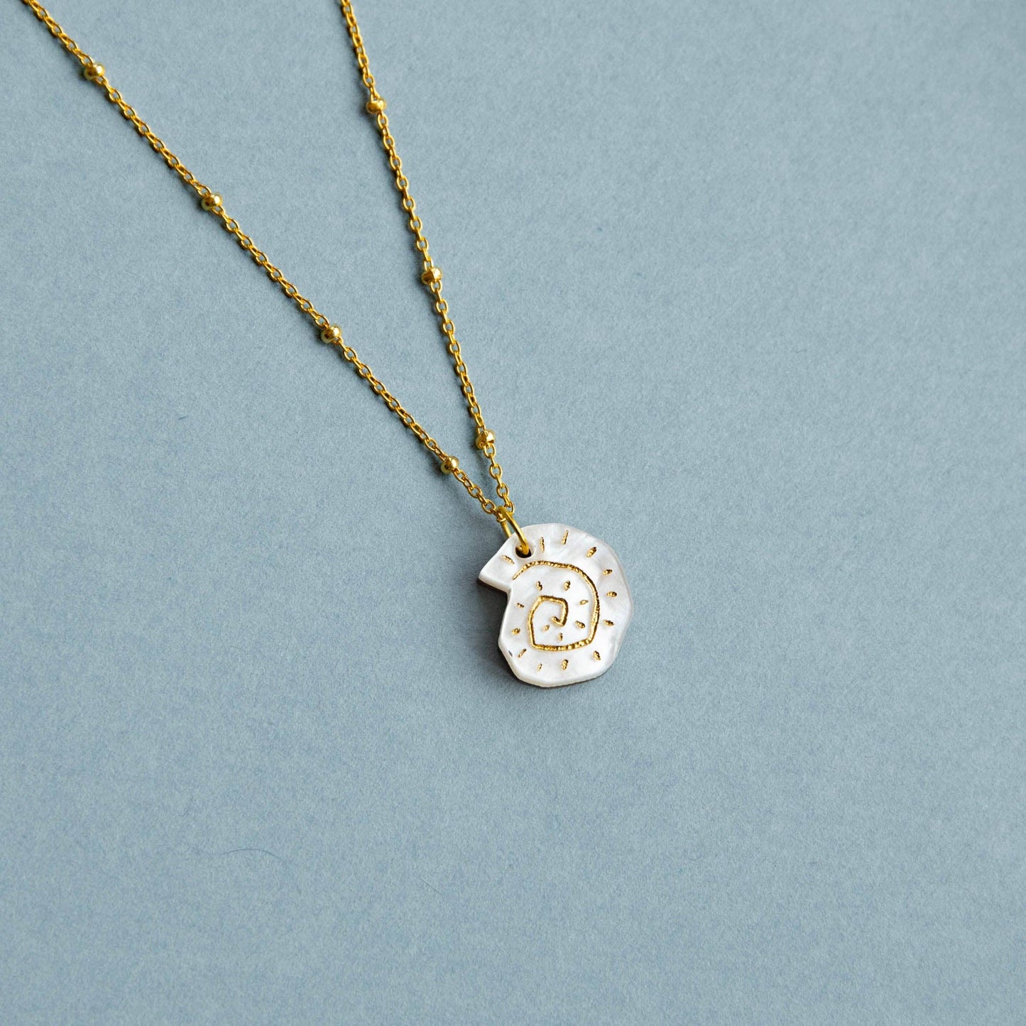 Pearly White Shell Necklace