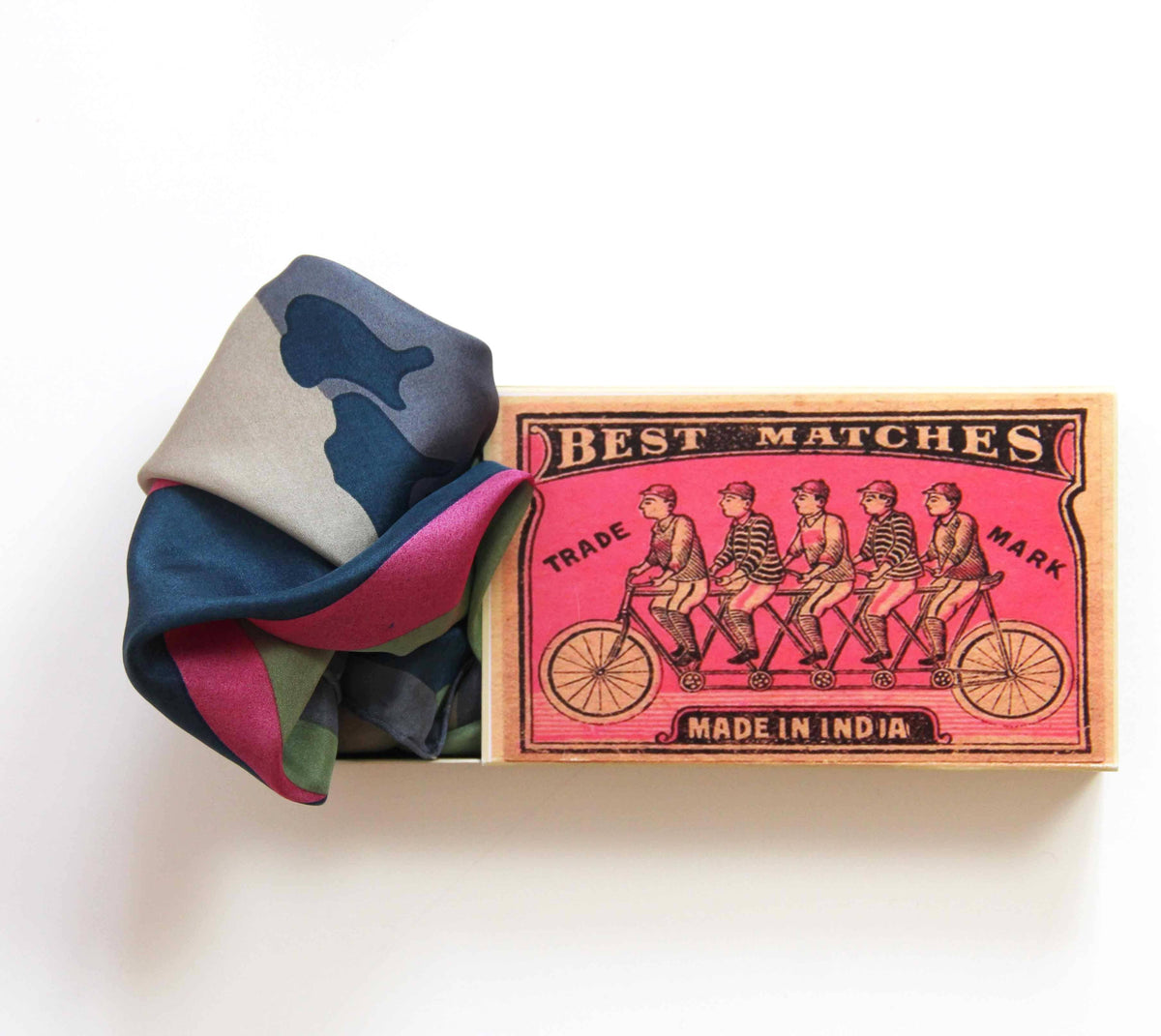 Vivaro Fuchsia Silk Scarf