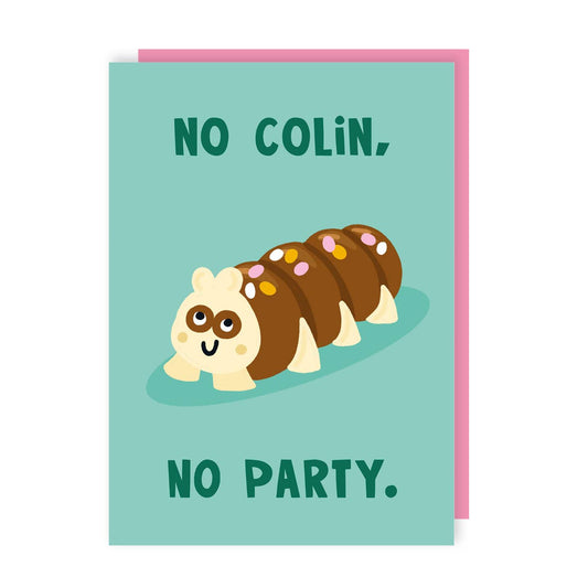 Colin Caterpillar Cake Birthday Card