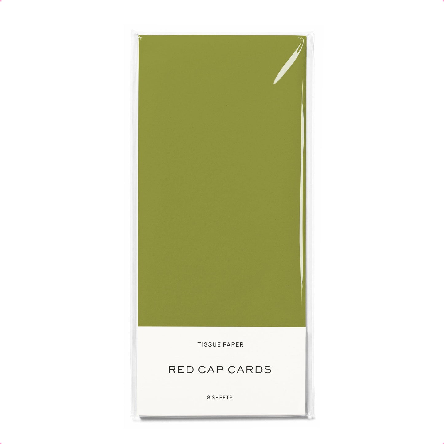 Chartreuse tissue paper