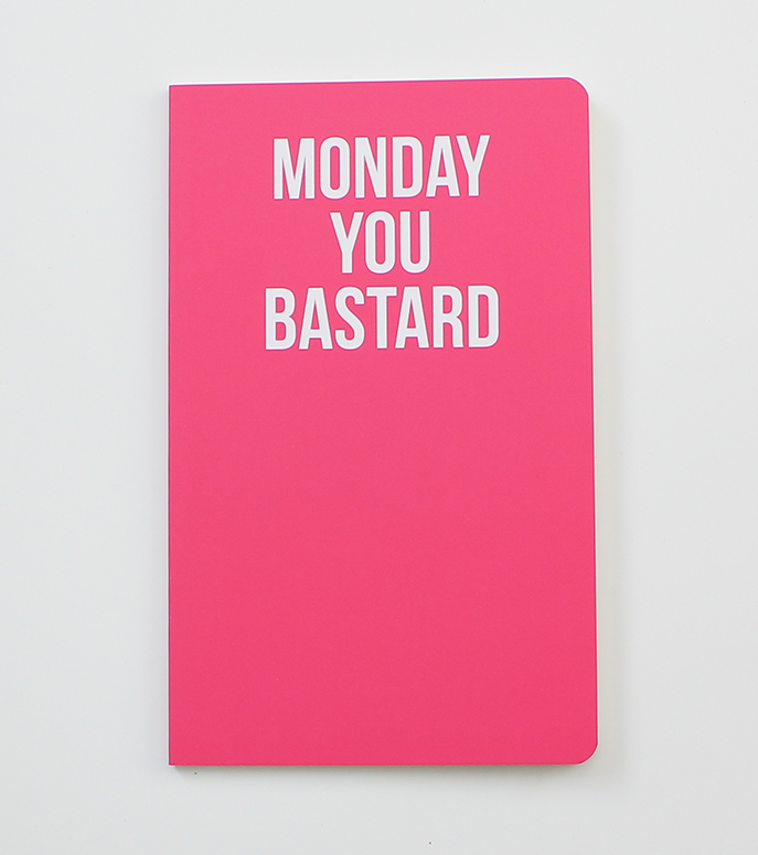 Monday You Bastard - Notebook - Jornal