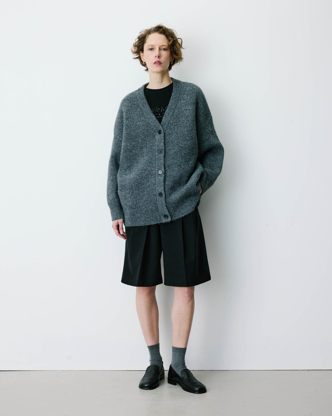 Bloom Cardigan - Anthracite