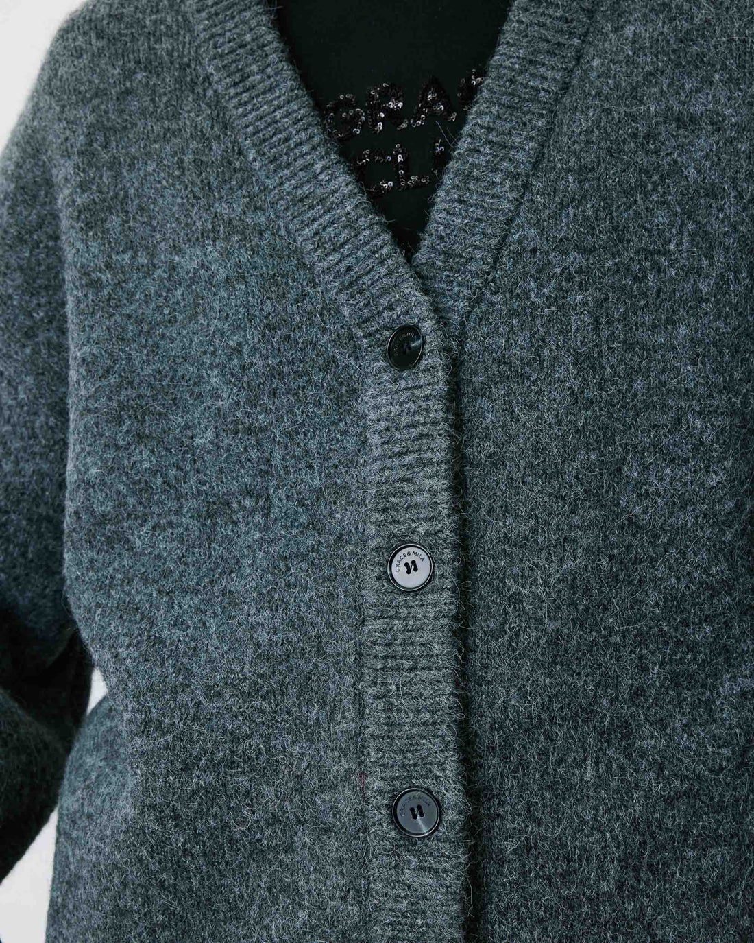 Bloom Cardigan - Anthracite