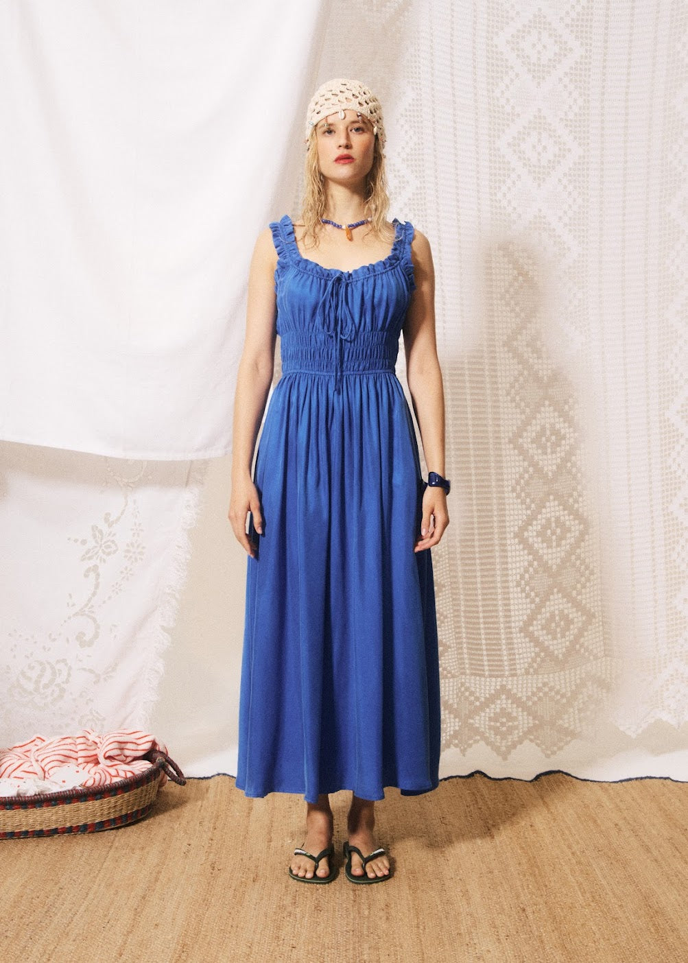 Toto Dress - Electrique Blue