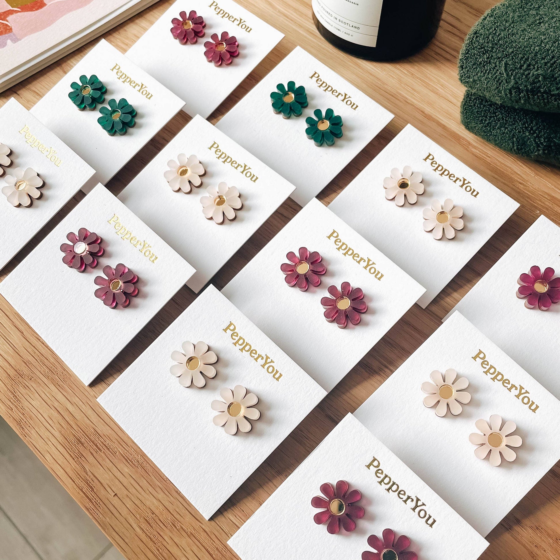 Daisy Stud Earrings Pepper You