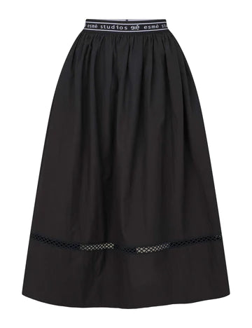 ESLuna Midi Skirt - Black