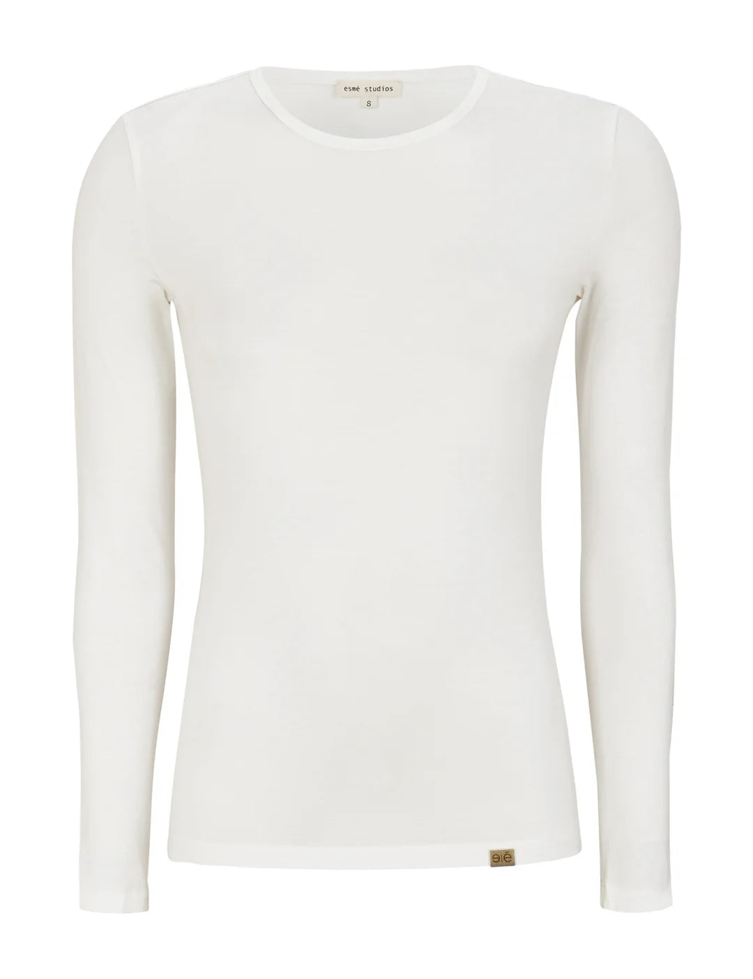 ESPenelope LS O-Neck Slim - White