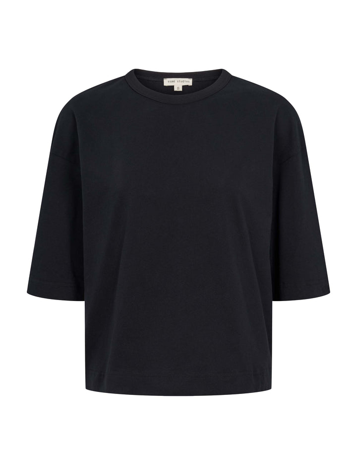 ESSigne 2/4 Boxy T-shirt (Black)