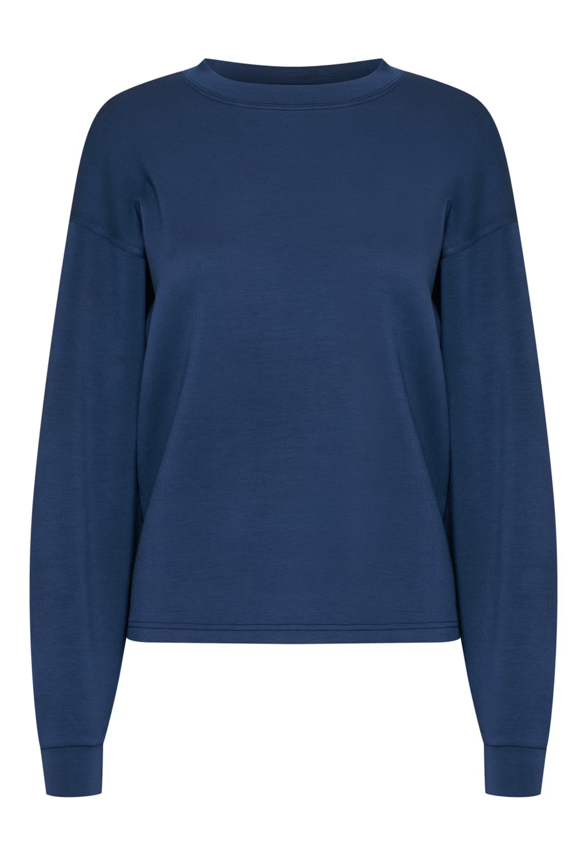 Blue sweatshirt on a white background