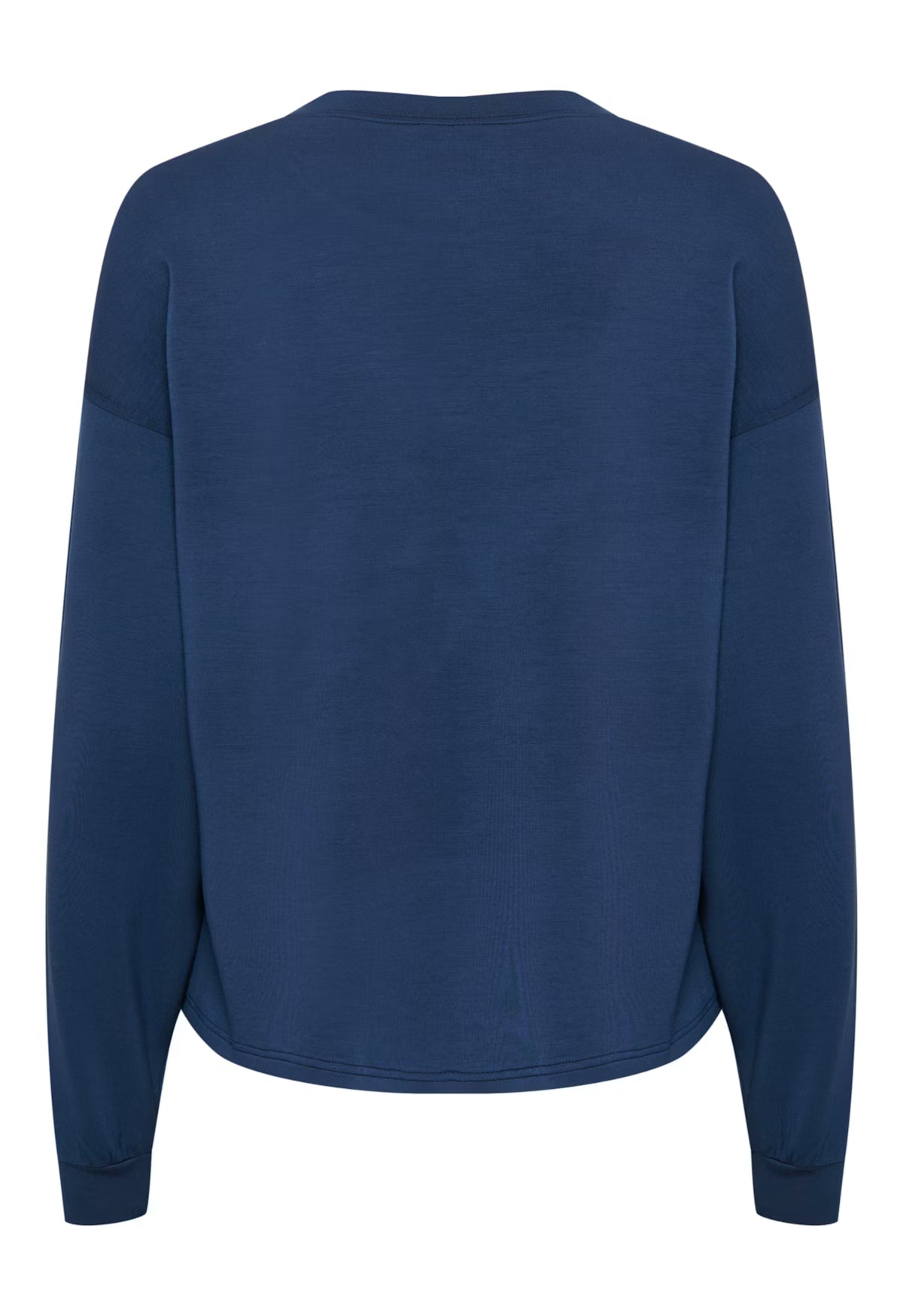 Blue sweatshirt on a white background