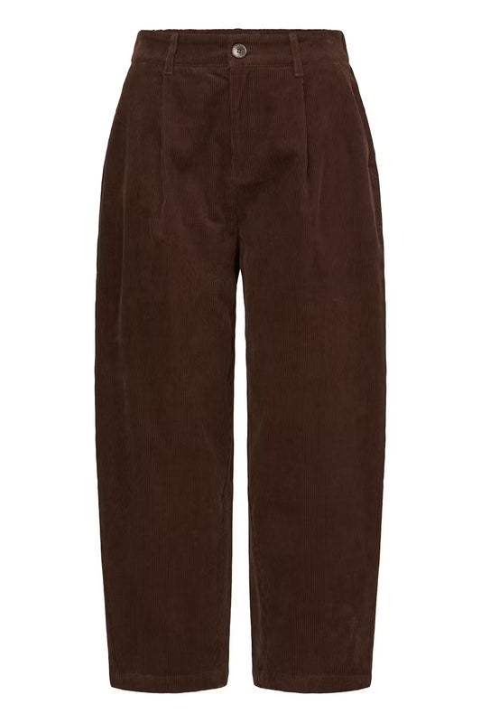FRCalana Barrel Leg Trousers - Hot Fudge